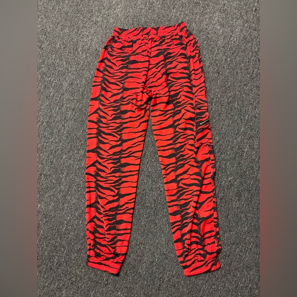 Elan Red and Black zebra jogger pants - Picture 2 of 2